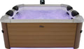 Luxuriöse Oslo Amber LED Outdoor-Whirlpool 160x160 mit UVC und Ozon, App-Steuerung