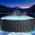 Aufblasbarer Whirlpool für 6 Personen mit LED, Heizung und Energiesparmodus