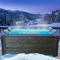 Whirlpool MSpa Oslo für 6 Personen mit LED-Beleuchtung, 160x160x65cm, 120 Düsen, ganzjährig nutzbar
