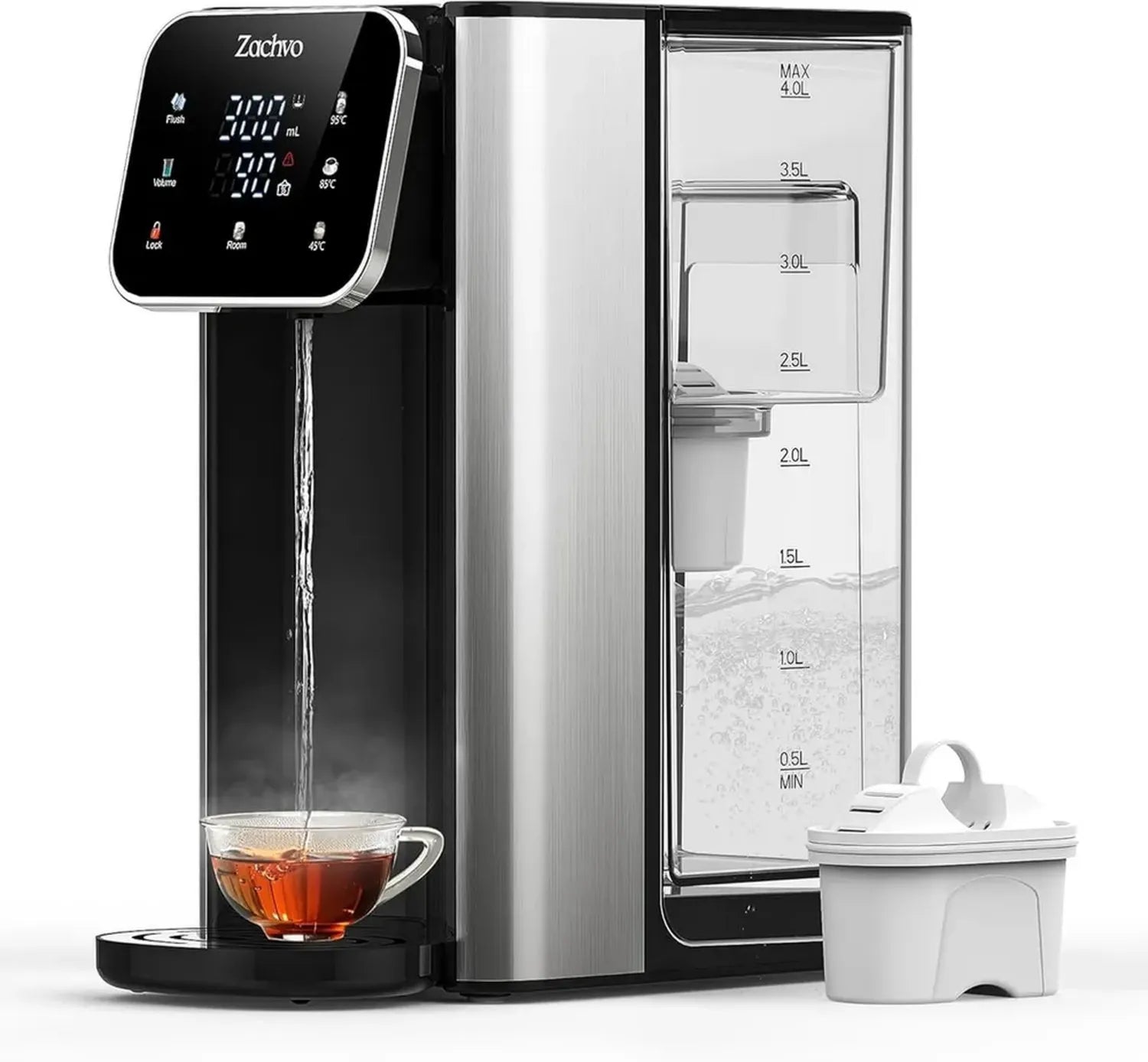 Schneller Heißwasserspender UR05, 2200W, 4 Temperaturen, 4L Tank, Kindersicherung