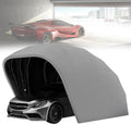 Hochwertiger Edelstahl-Carport, 5,5 m, halbautomatisch, klappbare und einziehbare Garage, geeignet für Autos, SUVs und LKWs, wasserdicht und UV-beständig, leicht zu montieren