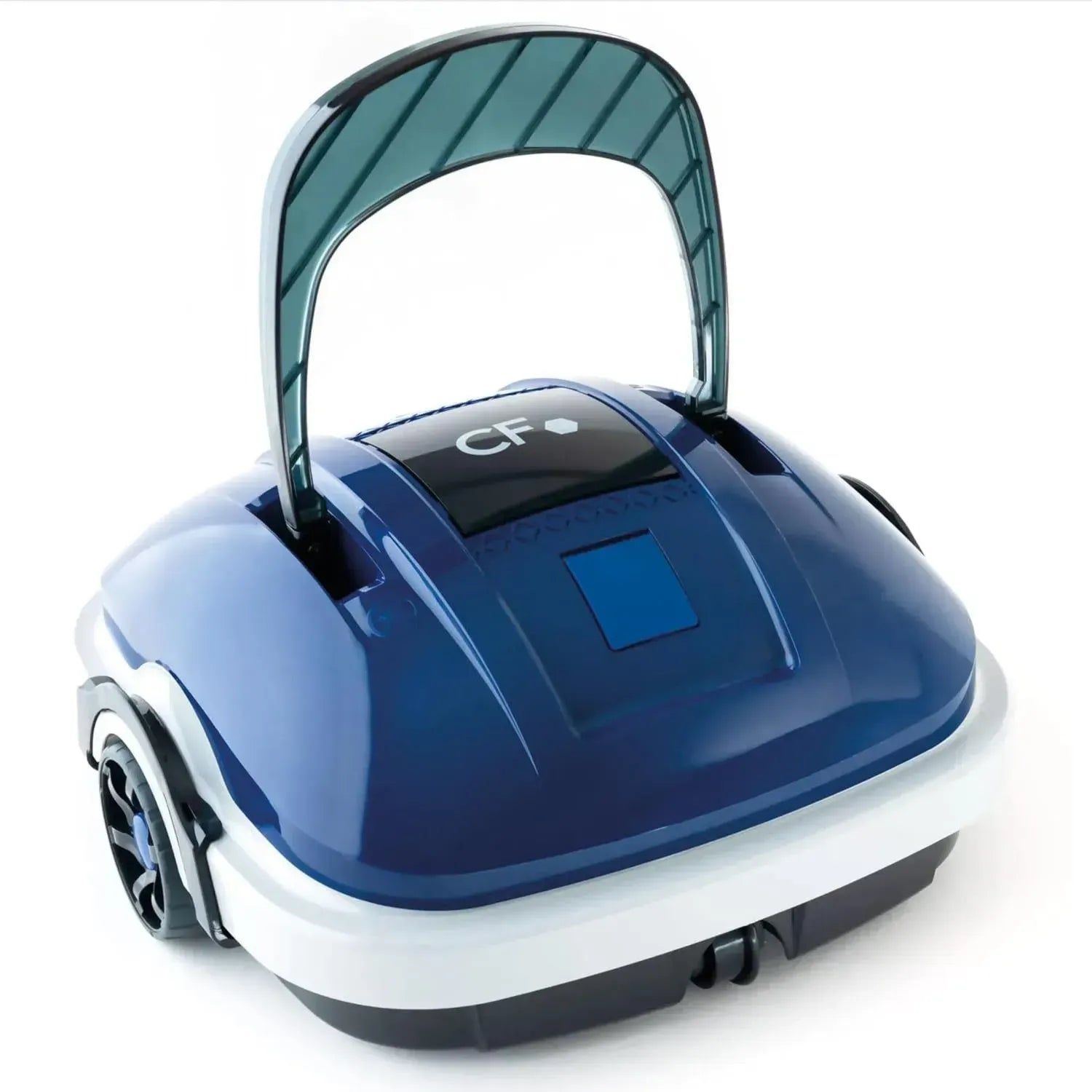 Kabelloser Poolroboter mit Akku, geeignet für Flächen bis 50m², 50 Minuten Laufzeit, energieeffizient und leicht, kompakte Maße
