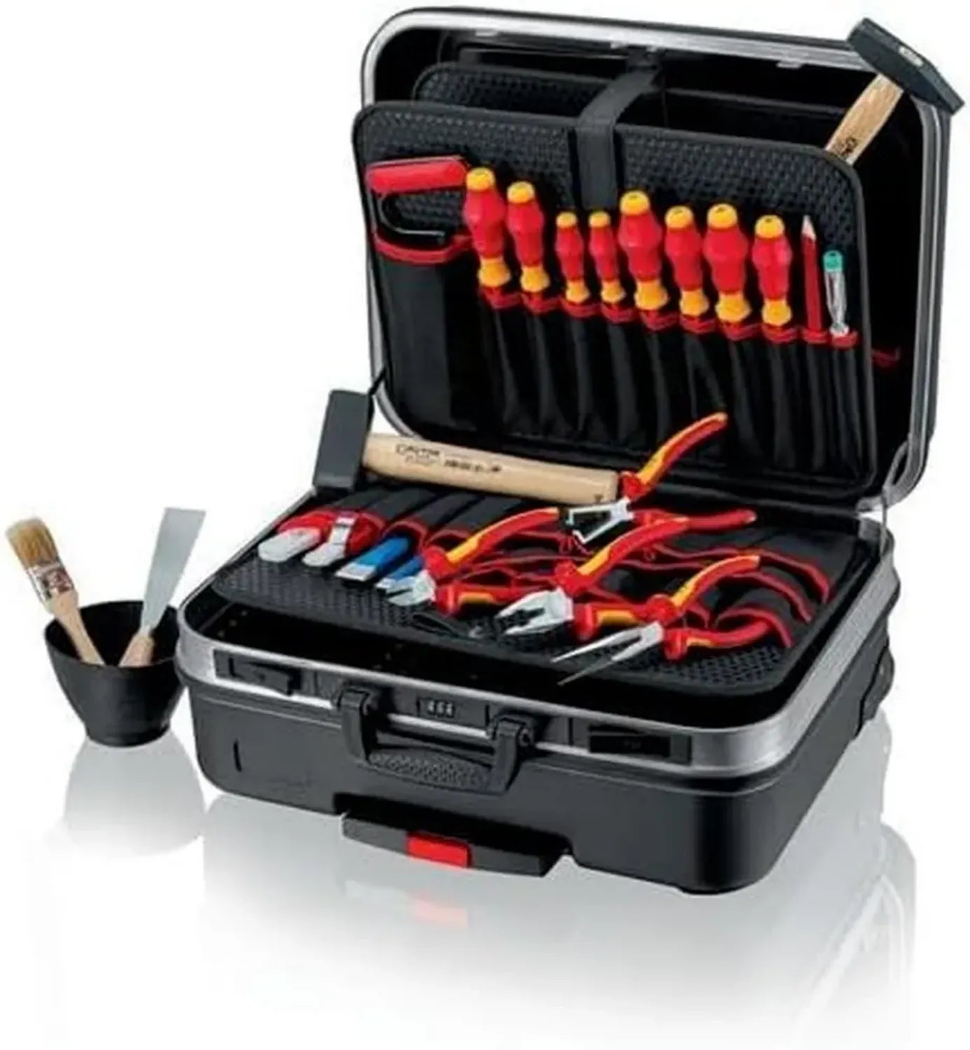 KNIPEX Elektro-Werkzeugkoffer BIG Basic Move, 24-teilig, 515 mm