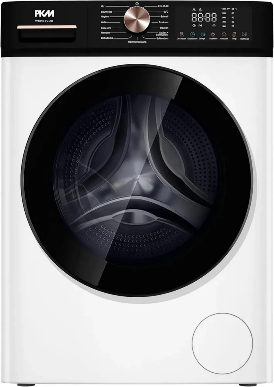 PKM Kombigerät Waschtrockner 8 kg Waschkapazität und 5 kg Trocknen